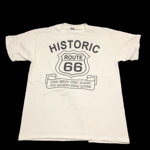Vintage 90s Historic Route 66 T-Shirt on Tultex Tag SZ L